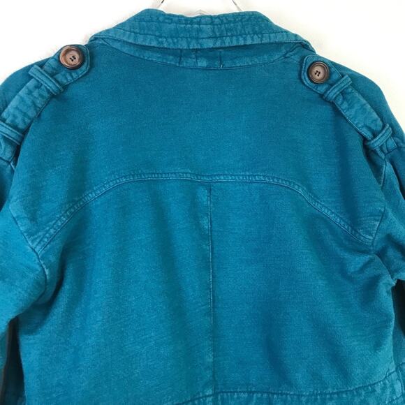 Soft Surroundings Drapey Open Front Drawstring Waist Pockets Jacket PM M Petite - Picture 5 of 15